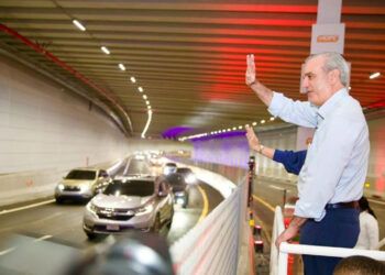 Abinader inaugura túnel de la Plaza de la Bandera