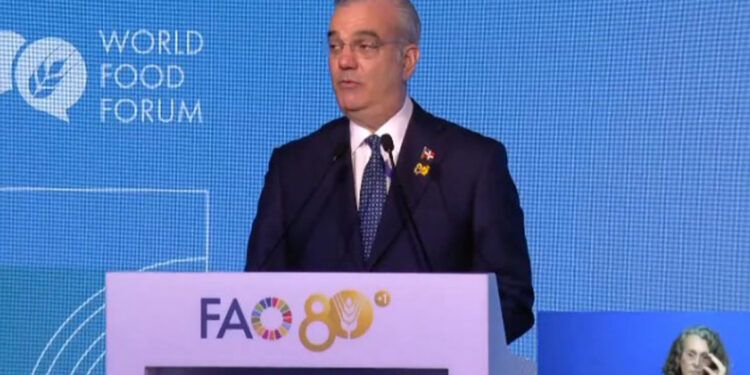 Abinader plantea combatir la malnutrición ante la FAO
