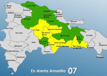 COE eleva alerta amarilla en Gran Santo Domingo