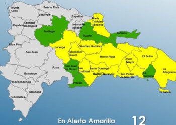 COE mantiene 12 provincias en alerta amarilla