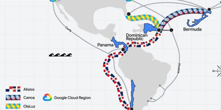 Cables submarinos de Google llegarán a República Dominicana