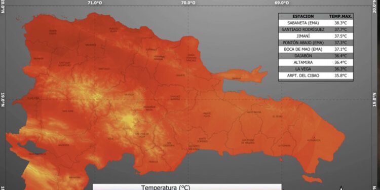 Calor extremo eleva sensación térmica sobre 40 grados