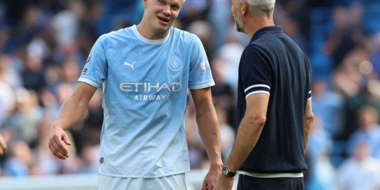 Haaland estrena nuevo look en su regreso a la Premier League