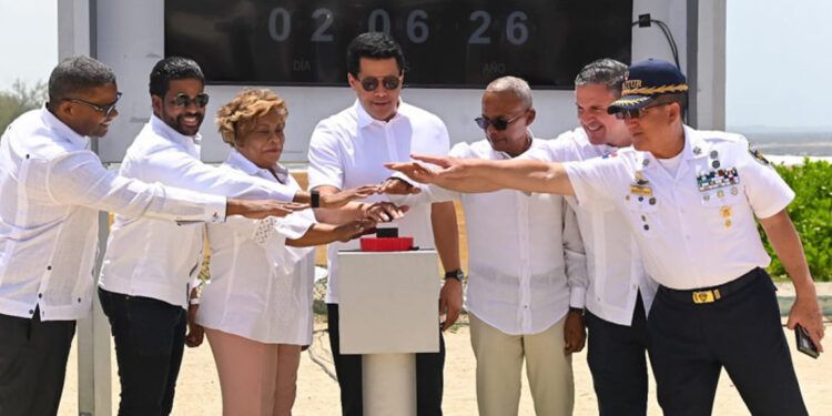 Inician construcción del malecón de Andrés en Boca Chica
