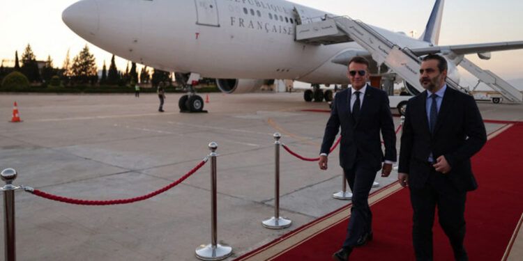 Macron visita Siria como primer líder occidental