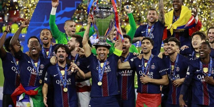 PSG gana la Liga de Campeones ante Arsenal