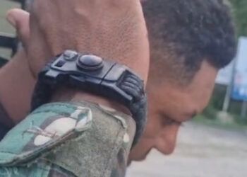 Protesta minera en San Juan deja cuatro agentes heridos