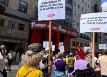 Protestan en Madrid por salarios y vivienda digna