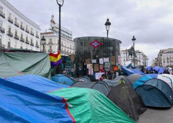 Protestas por la vivienda cumplen seis días en Madrid