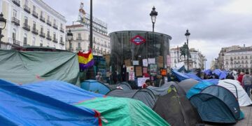 Protestas por la vivienda cumplen seis días en Madrid