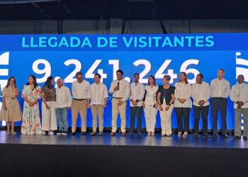 RD recibe más de 9.2 millones de visitantes