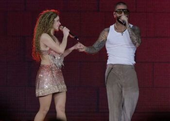 Shakira se despide de Madrid junto a Maluma y Bizarrap