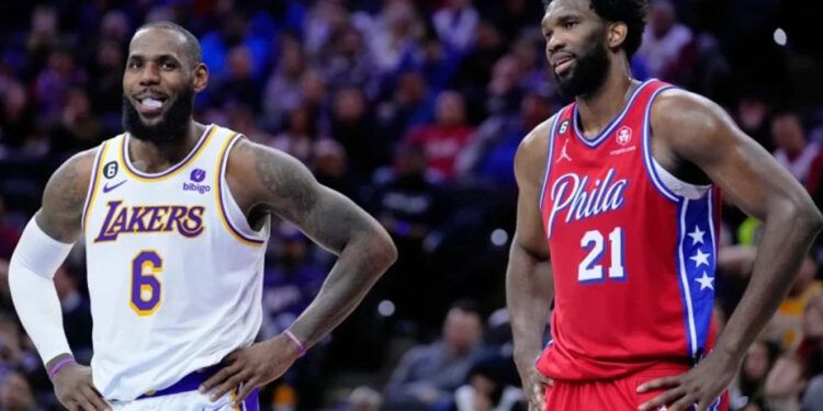 Sixers celebran la llegada de LeBron James