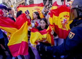 Tensión en Madrid por protesta de vivienda en Puerta del Sol