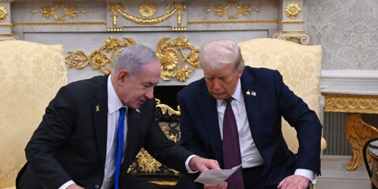 Trump y Netanyahu se reúnen por guerra en Oriente Medio