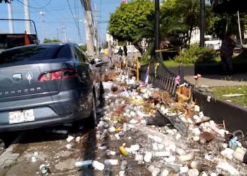 Accidente destruye memorial de víctimas del Jet Set en Santo Domingo