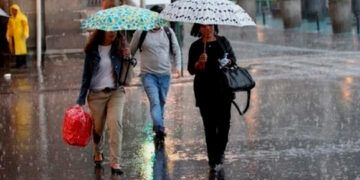 Alertas meteorológicas por vaguada y riesgo de inundaciones