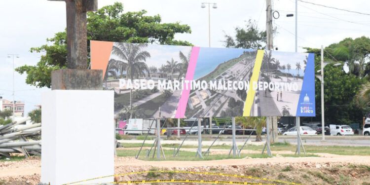 Avanza construcción del Malecón Deportivo Santo Domingo; será entregado en 2026