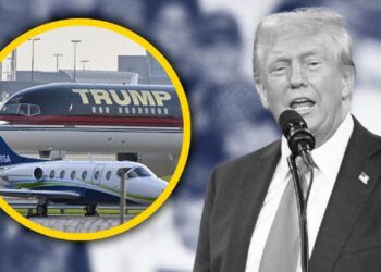 Avión de Trump se desvía por problema mecánico en ruta a mitin en Montana