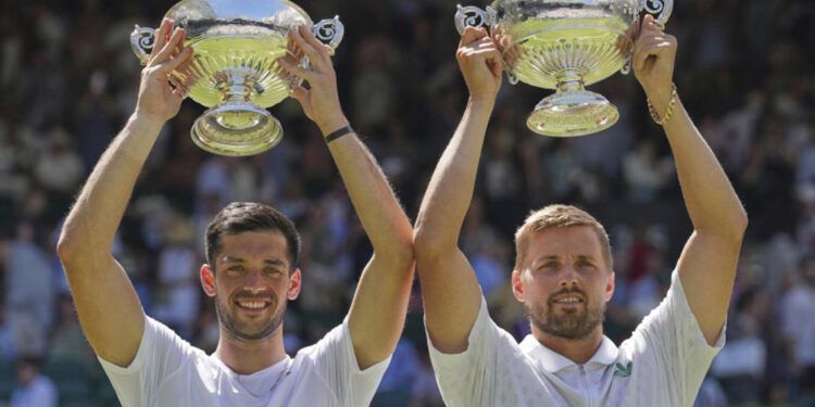 Cash y Glasspool hacen historia británica en Wimbledon tras 89 años