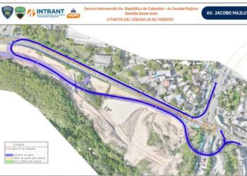 Cerrarán parcialmente intersección Colombia y Jacobo Majluta