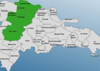 COE coloca cinco provincias en alerta verde por efectos de vaguada
