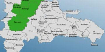 COE coloca cinco provincias en alerta verde por efectos de vaguada