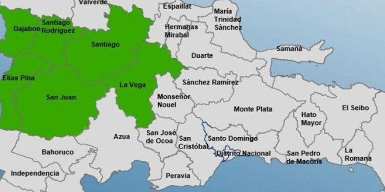COE declara alerta verde para seis provincias por pronóstico de fuertes aguaceros
