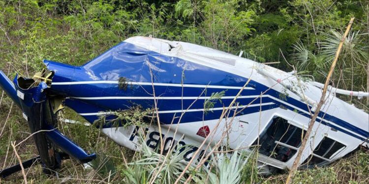Comisión de Aviación investigará accidente de helicóptero en Monción