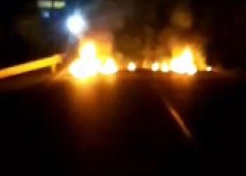 Comunitarios de La Cuaba protestan contra intento de instalar vertedero en Los Aguacates