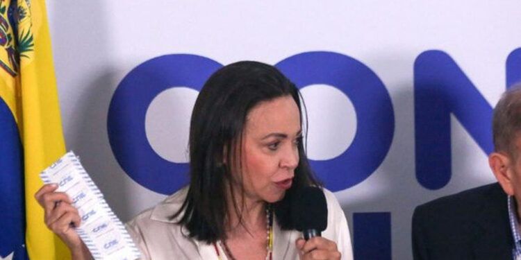 Corina Machado alerta sobre represión en Venezuela tras comicios