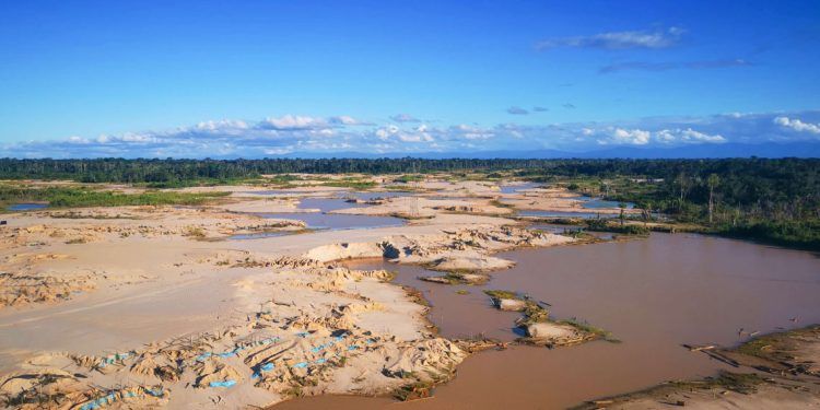 Daños ambientales por minería ilegal en la amazonía peruana