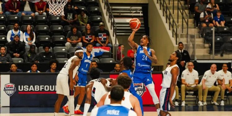 Dominicana vence a Estados Unidos en ventana FIBA