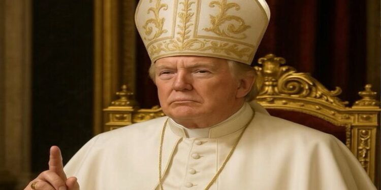 Donald Trump publica imagen como "papa" hecha con inteligencia artificial