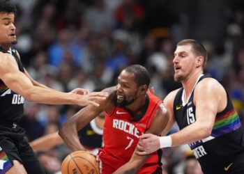 Durant lidera revancha de Rockets ante Nuggets en jornada NBA