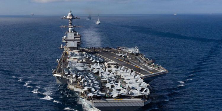 EE.UU. despliega su mayor portaaviones en el Caribe por tensión con Venezuela