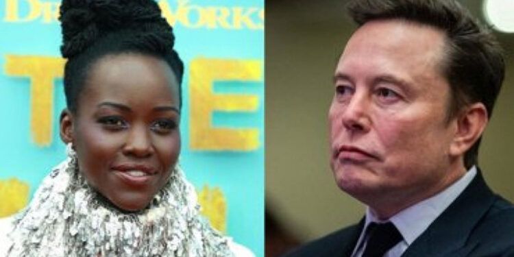 Elon Musk critica posible elección de Nyong'o como Helena