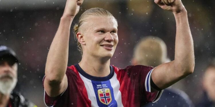 Erling Haaland lidera goleada de Noruega 3-0 ante Italia