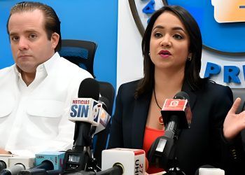 Foto de José Ignacio Paliza y Faride Raful.