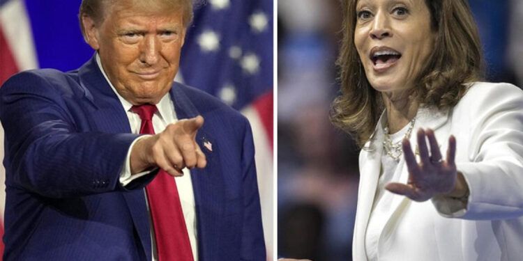Harris y Trump intensifican ataques en la recta final de la campaña