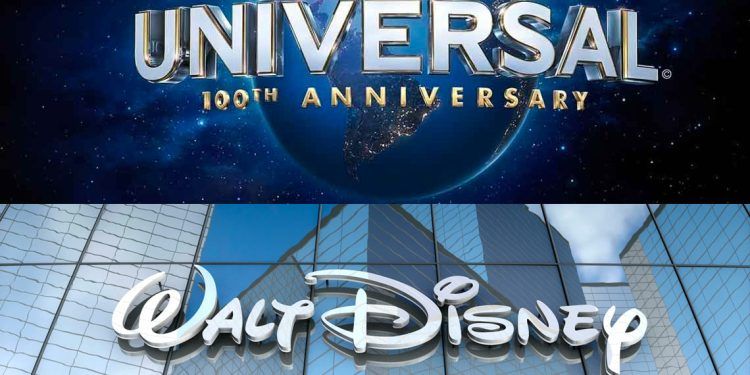 Imagen de las Compañias cinematográficas Universal y Walt Disney
