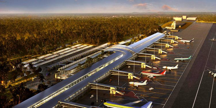 Imagen del diseño del Aeropuerto Internacional de Bávaro.