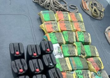 Incautan 548 paquetes de cocaína y apresan dos hombres en Pedernales