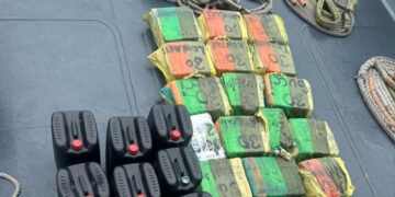 Incautan 548 paquetes de cocaína y apresan dos hombres en Pedernales
