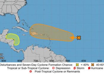 Indomet vigila posible depresión tropical en el Atlántico