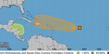 Indomet vigila posible depresión tropical en el Atlántico