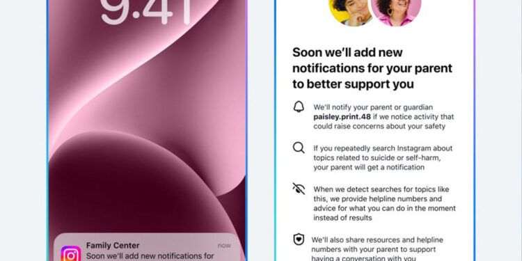 Instagram avisará a padres por búsquedas sobre suicidio