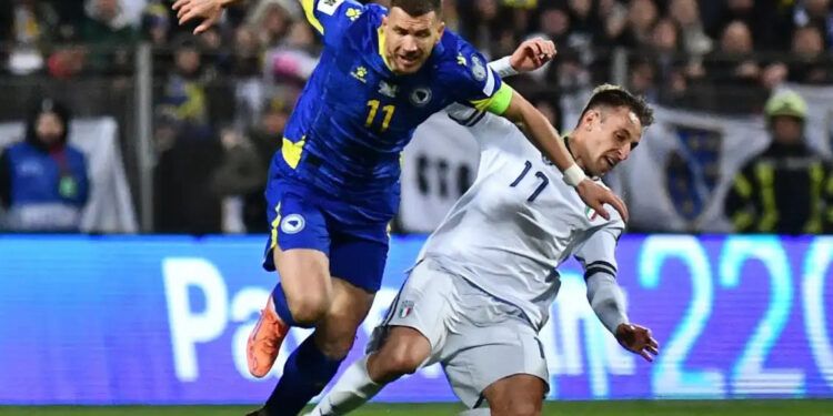 Italia queda fuera del mundial tras caer ante Bosnia