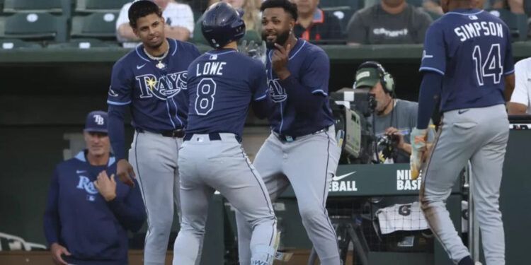 Junior Caminero conecta su jonrón 34 en triunfo de Rays 8-2 sobre Atléticos