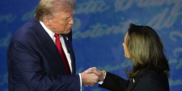 Kamala Harris "ganó" el debate contra Trump según encuesta rápida de CNN